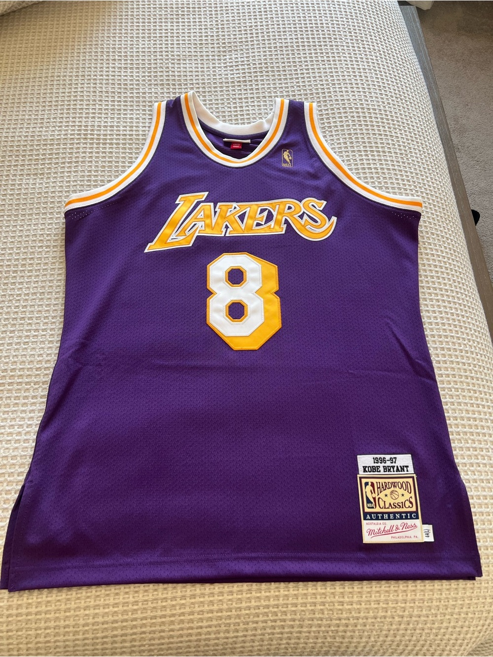 1996-1997 Kobe Bryant Hardwood Classics Authentic Lakers Jersey
